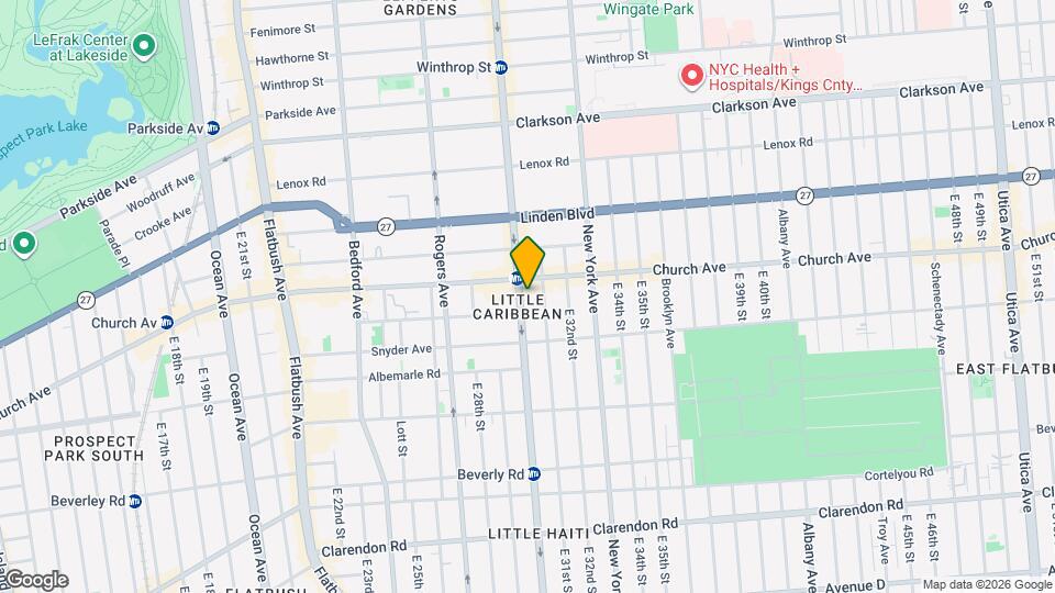 1471 Nostrand Ave Map and Location Details