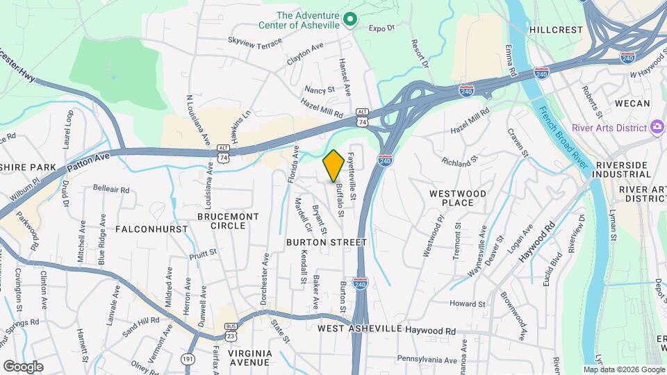 56 Buffalo St Map and Location Details