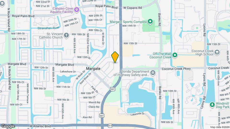 1404 NW 58th Ave Map and Location Details