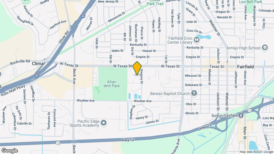 Brentwood Apartments Map and Location Details