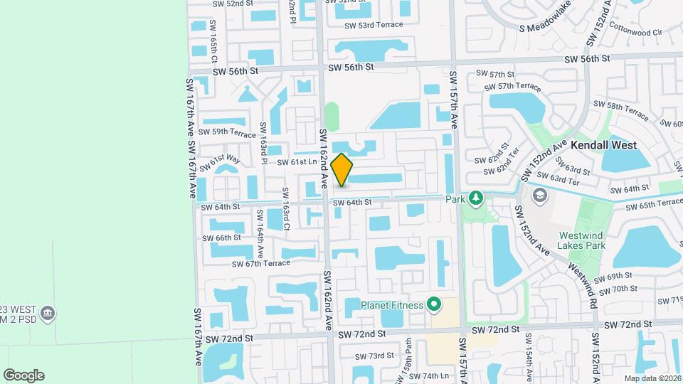 16112 SW 63rd Ter Map and Location Details