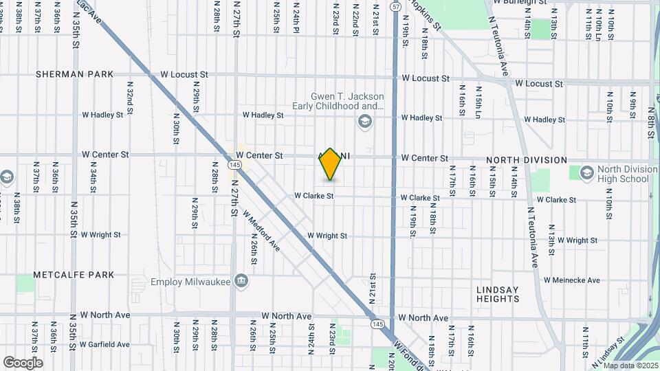 2621 N 23rd St Map and Location Details