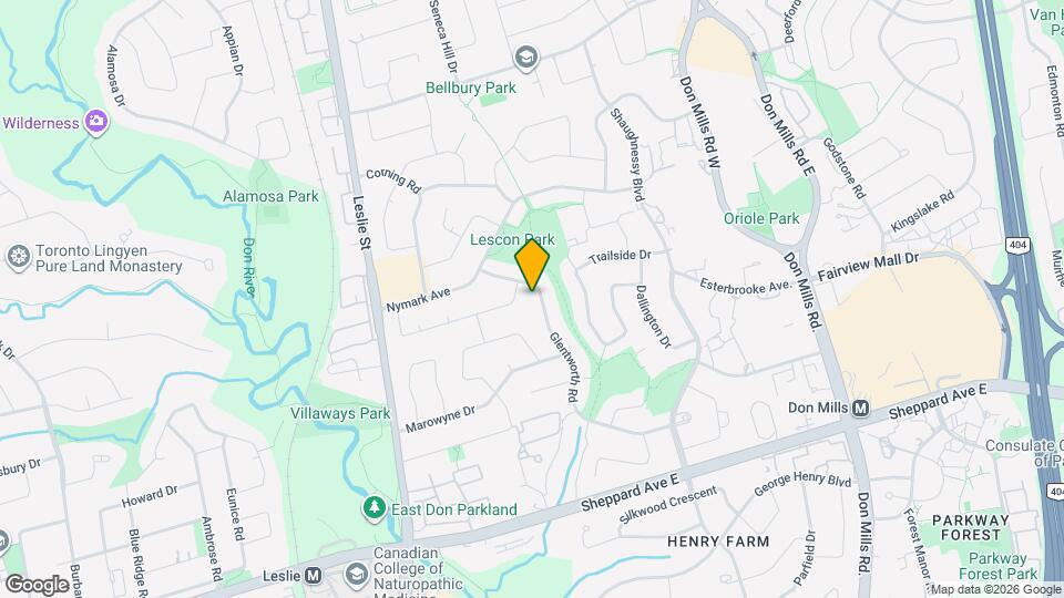 86 Glentworth Rd Map and Location Details