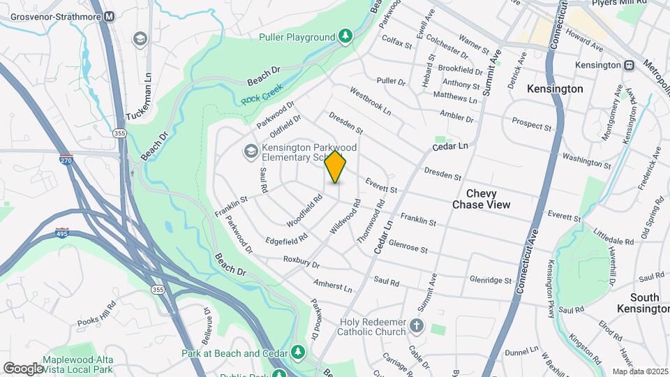 4411 Edgefield Rd Map and Location Details