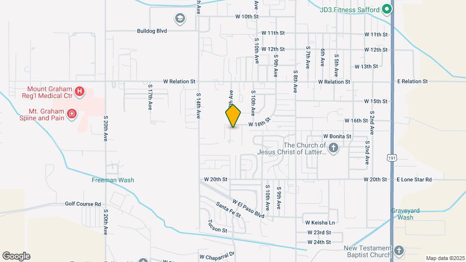 1605 S 12th Ave Map and Location Details