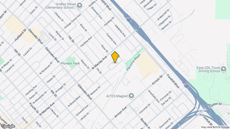 1115 N Brand Blvd Map and Location Details