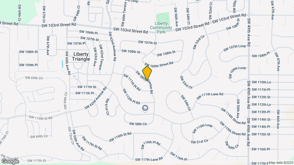 11010 SW 58th Avenue Rd Map and Location Details