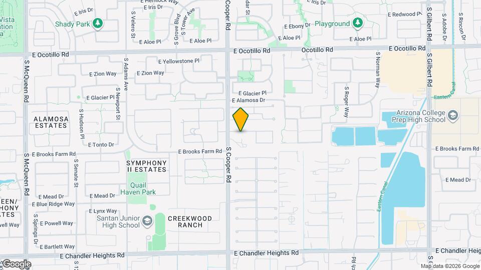 2061 E Prescott Pl Map and Location Details