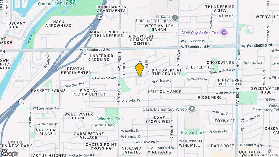 8111 W Wacker Rd Map and Location Details