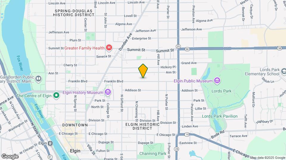 456 Franklin Blvd Map and Location Details
