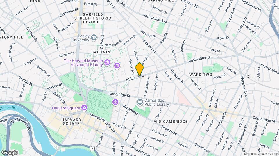 60 Kirkland St Map and Location Details