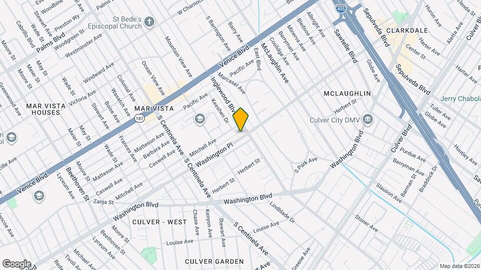 12017 Washington Pl, Unit Unit 5 Map and Location Details