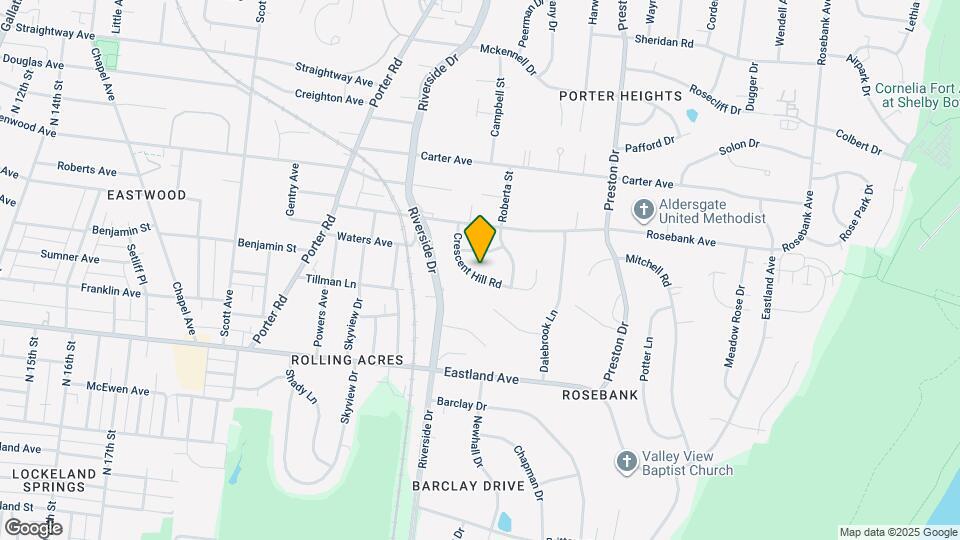 913 Crescent Hill Rd Map and Location Details