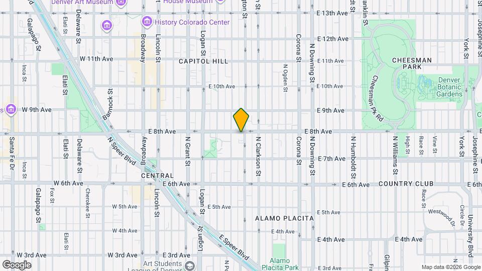 777 N Washington St, Unit 1201 Mapa y Detalles de la Ubicación