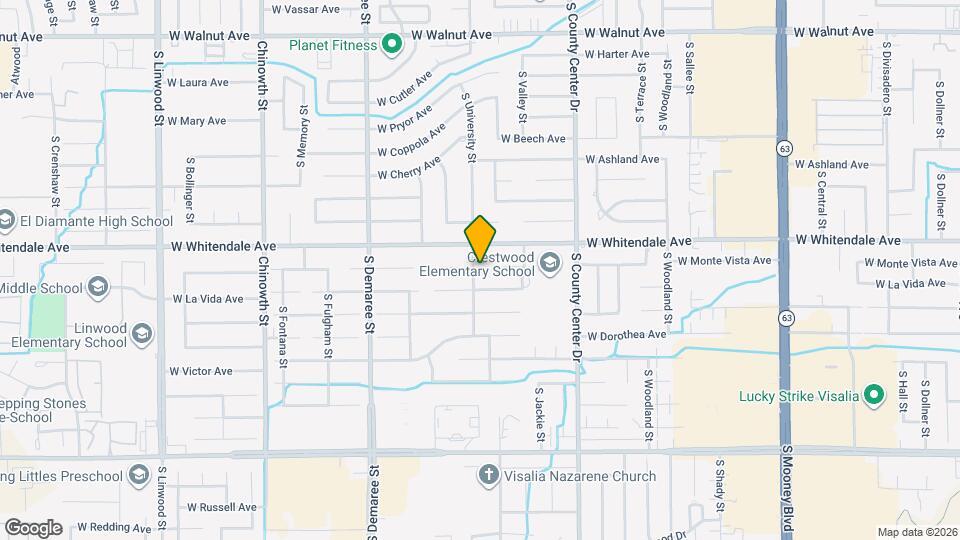 2902 S University St Map and Location Details