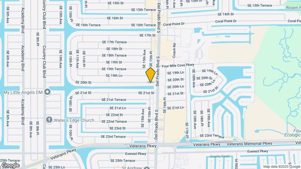 1516 SE 20th St Map and Location Details