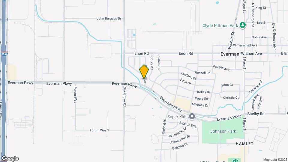 8616 Silverbell Ln Map and Location Details