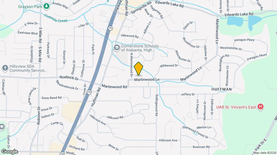 816 Martinwood Ln Mapa y Detalles de la Ubicación