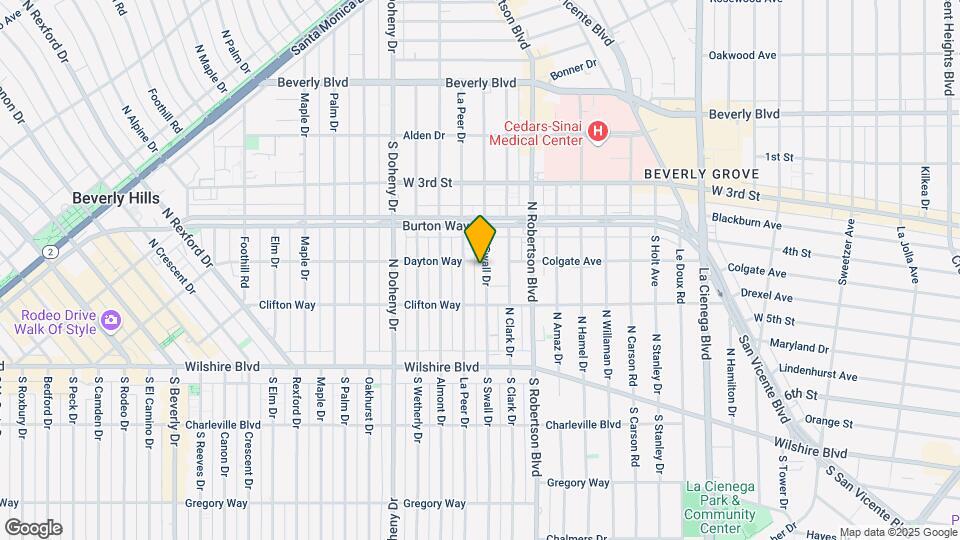 251 N Swall Dr Map and Location Details