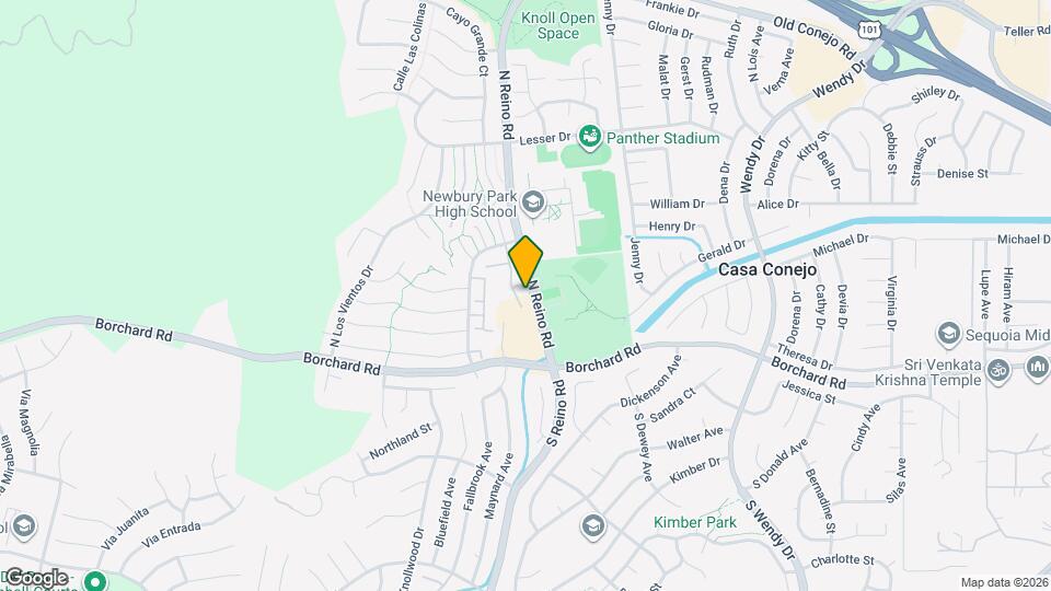 198 San Vincente Cir Map and Location Details