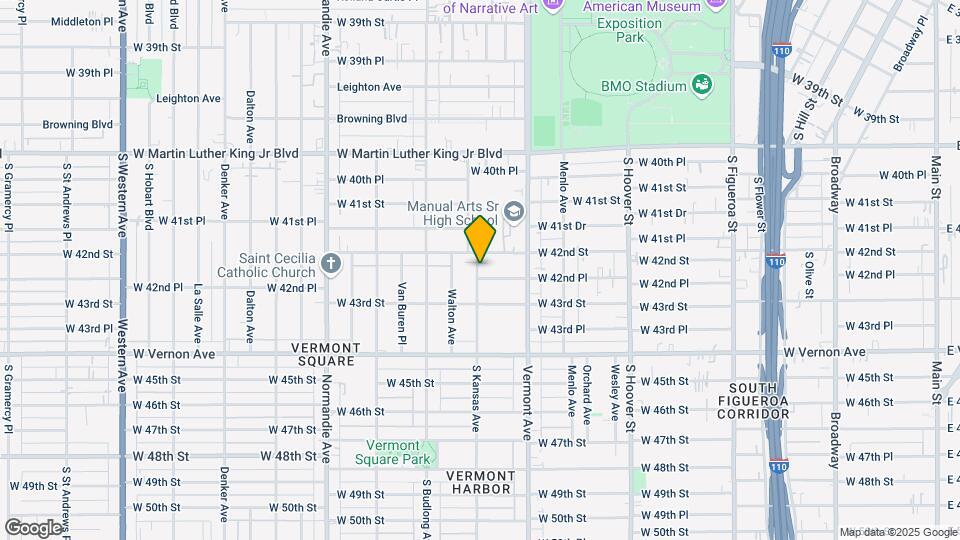 1051-1057 W 42nd Pl Mapa y Detalles de la Ubicación