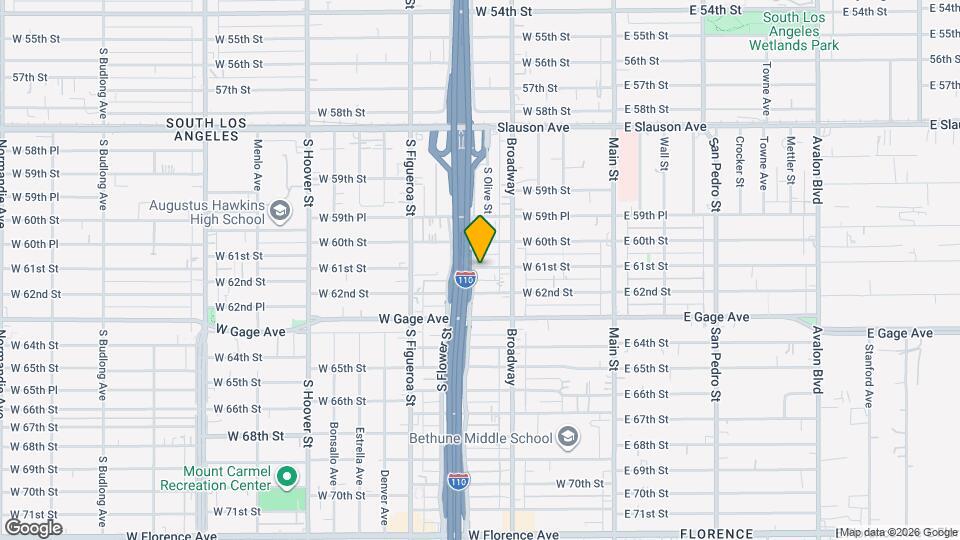 338 W 61st St Map and Location Details