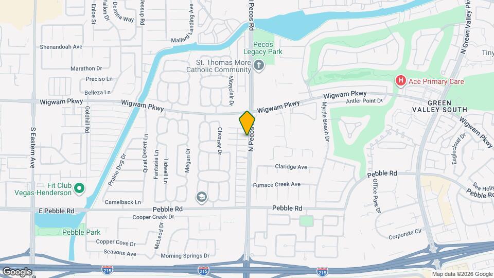 2600 Pebblegold Ave Mapa y Detalles de la Ubicación