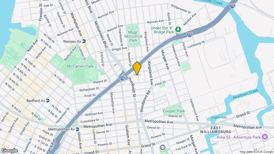 21 N Henry St Map and Location Details