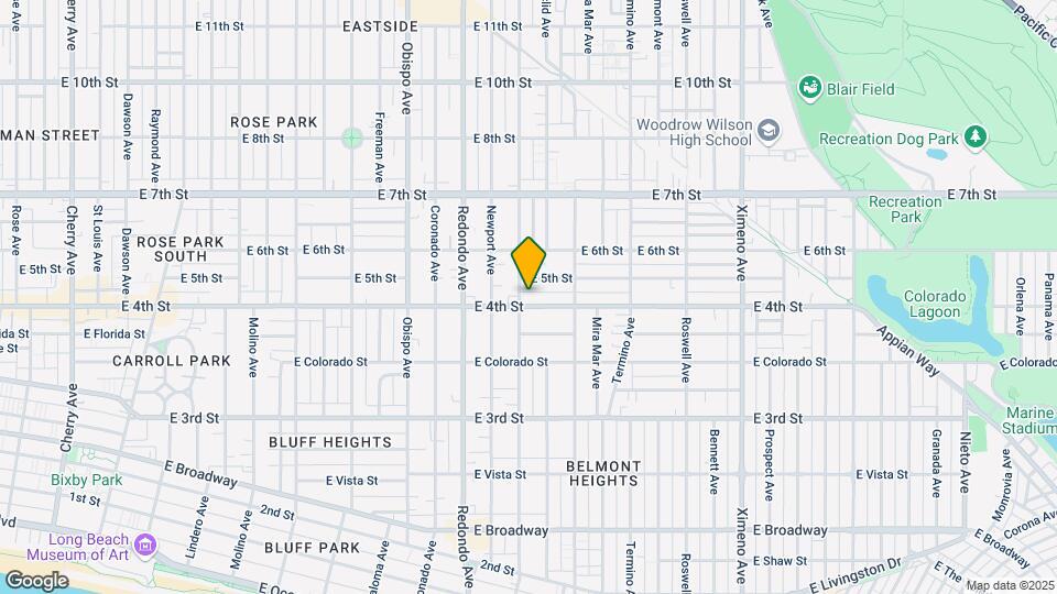 3617 E 4th St Mapa y Detalles de la Ubicación