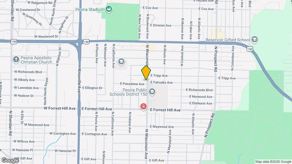 625 E Pasadena Ave Mapa y Detalles de la Ubicación