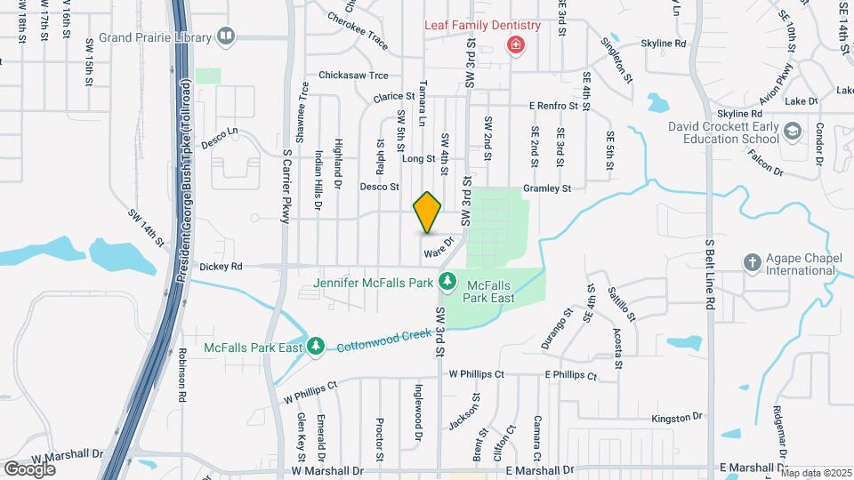 1205 Dawson Cir Map and Location Details