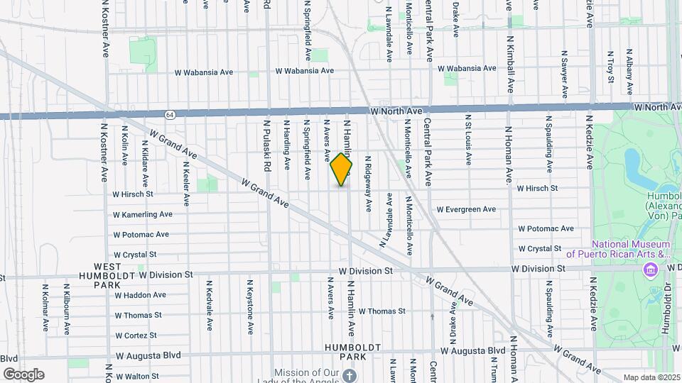 3809 W Hirsch St Map and Location Details
