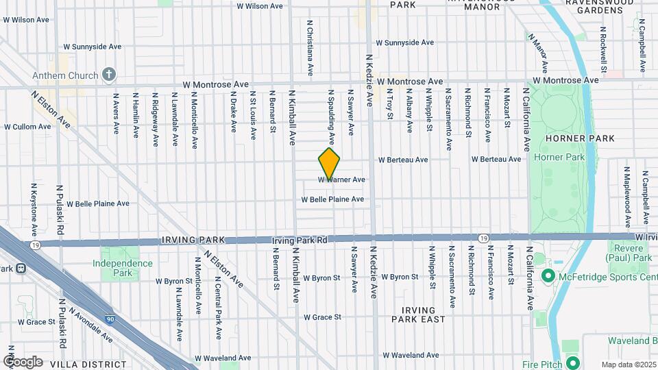 4114 N Spaulding Ave Map and Location Details