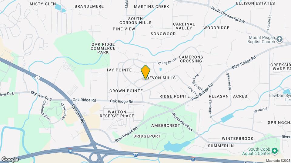 1491 Devon Mill Way Map and Location Details