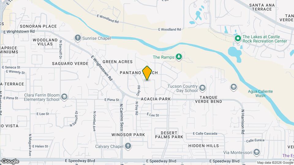 8874 E Desert Lavender Pl Map and Location Details