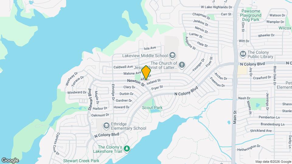4204 Ireland St Map and Location Details