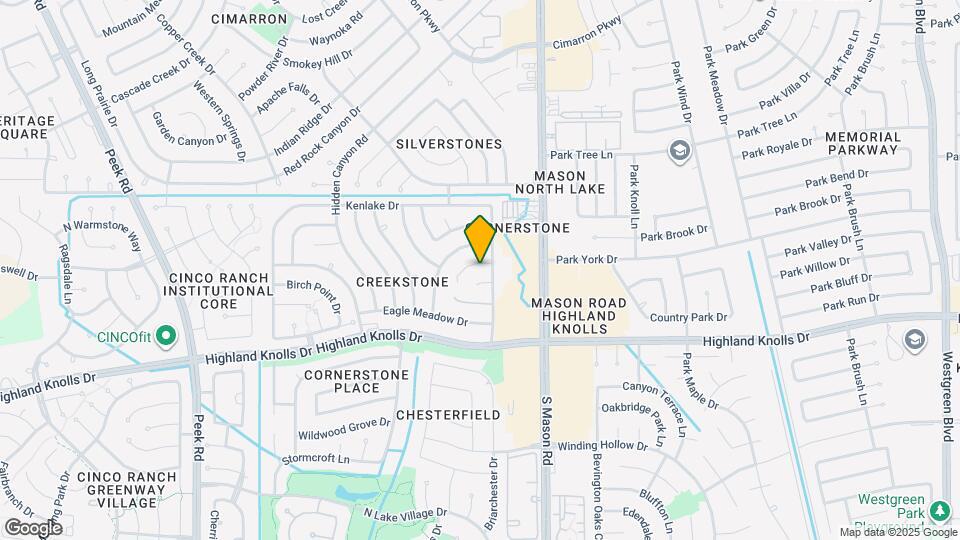 22011 Castle Springs Dr Map and Location Details