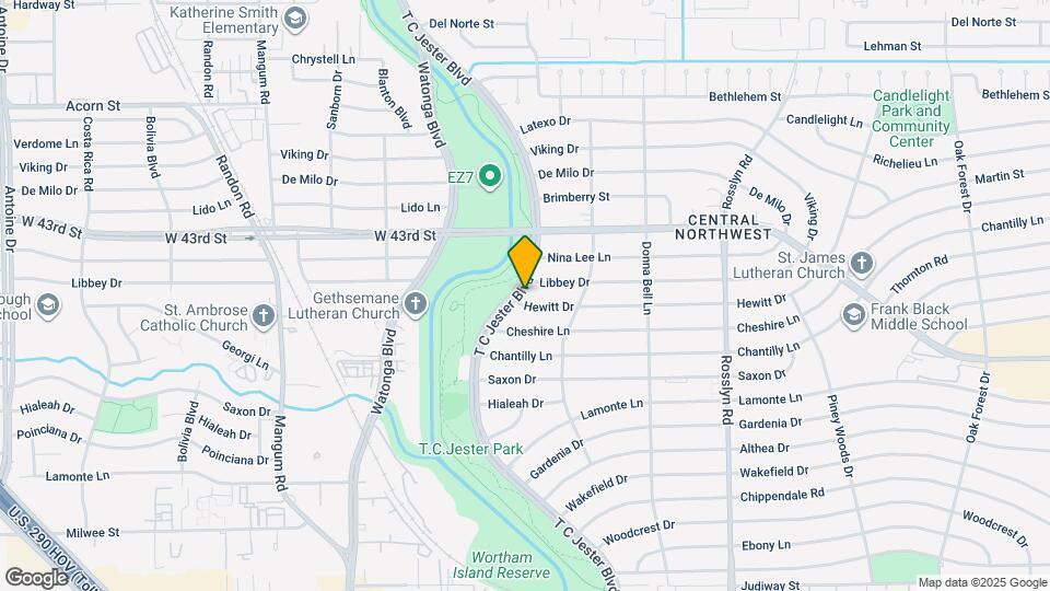 4258 T C Jester Blvd Map and Location Details