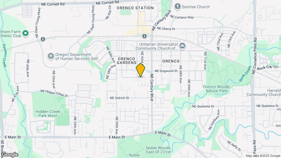 6232 NE Sherborne St Map and Location Details