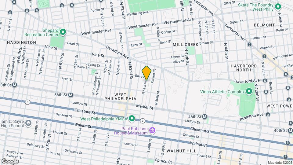 145 N Paxon St Map and Location Details