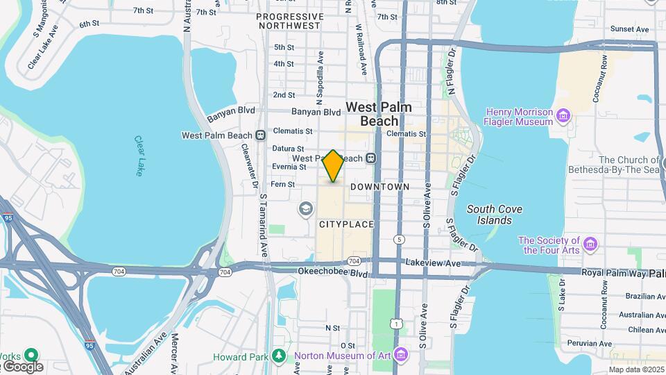 606 Fern St Map and Location Details