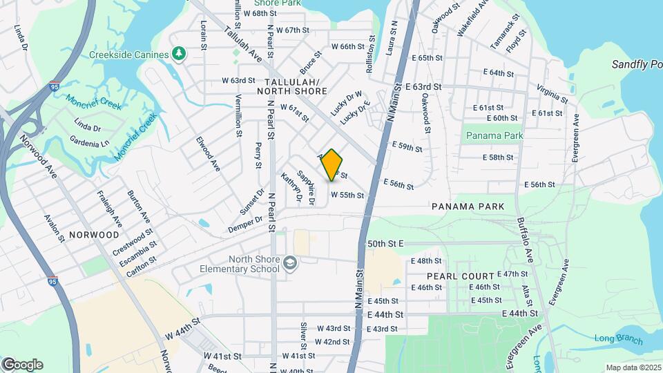 6517 Sunset Dr Map and Location Details