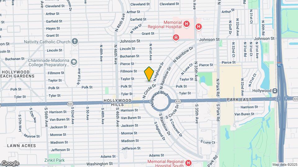 4103 Polk St Map and Location Details