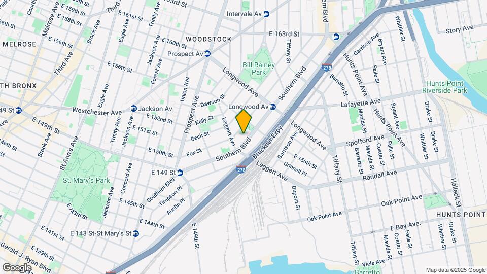 725 Southern Blvd Mapa y Detalles de la Ubicación