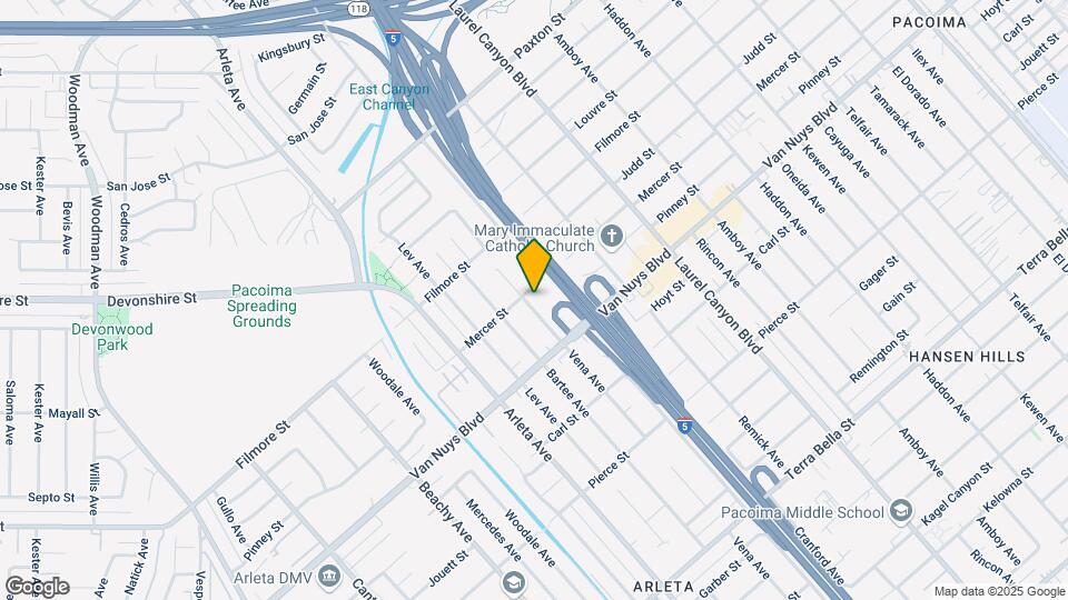 10252 Vena Ave Map and Location Details