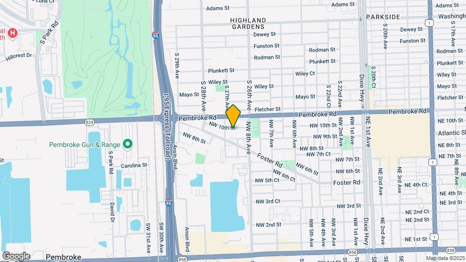 832 NW 10th St Map and Location Details