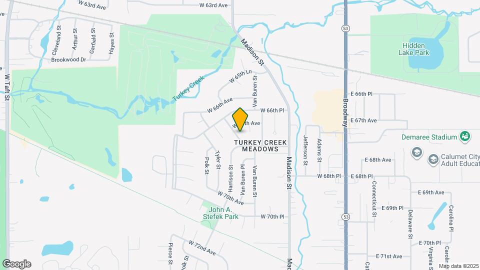 6735 Van Buren Pl Mapa y Detalles de la Ubicación