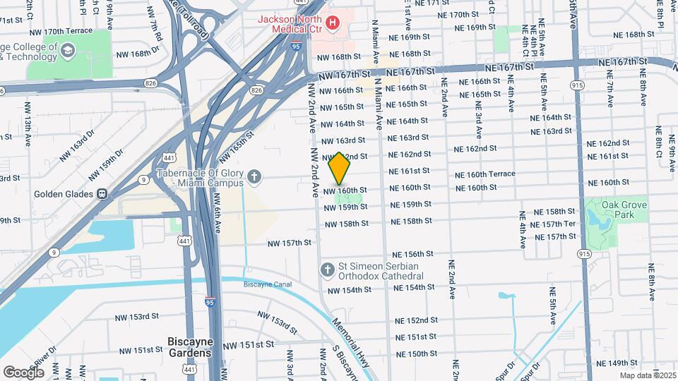 155 NW 160th St Map and Location Details