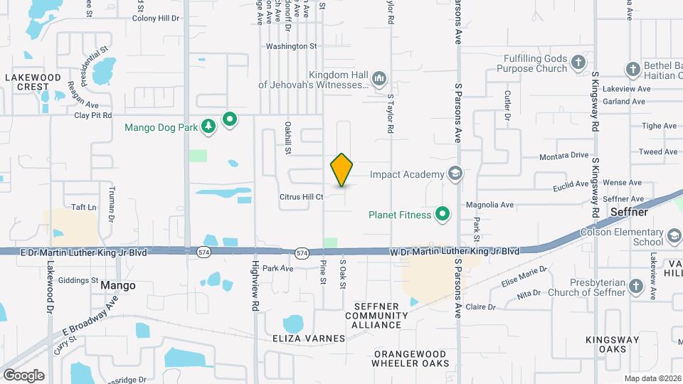 1102 Citrus Hill Ct Map and Location Details