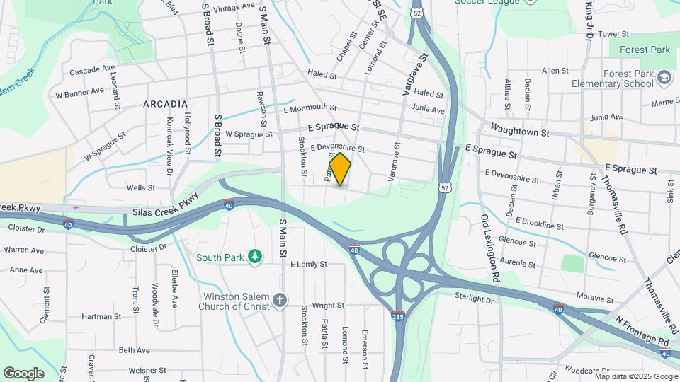 240 E Brookline St Map and Location Details